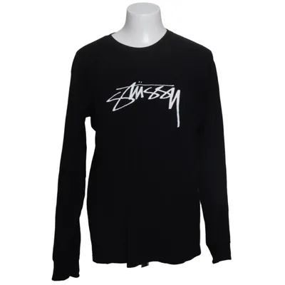 Langarmshirt (Schwarz) von Stüssy Baumwolle