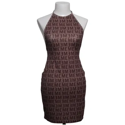 Robe dos-nu (Marron) de Missy Empire Élasthane, Viscose