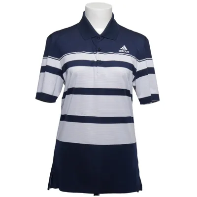 Poloshirt (Blauw, Wit) van Adidas Golf Elastaan, Polyester