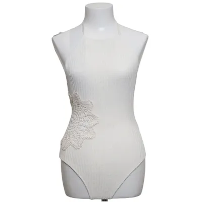 Baddräkt (Vit) från Zara Bomull, Elastan, Polyester