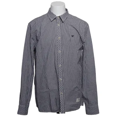 Shirt (Blue, White) from Mustang True Denim Cotton