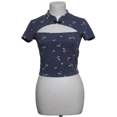 Top (Blue, Multicolored) from Urban Outfitters Cotton, Elastane