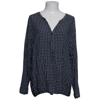Blouse (Blue, White) from Lea H. Viscose