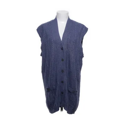 Väst (Blå) från Golden Line Kashmir, Merinoull, Silke, Viskos