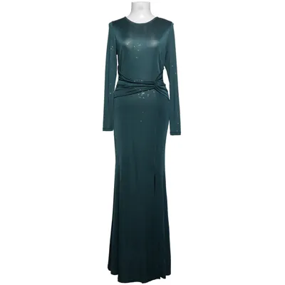 Maxi dress (Blue, Silver) from Bubbleroom Occasion Elastane, Metallic fiber, Polyester