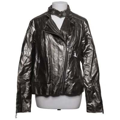 Bikerjacka (Silverfärgad) från Esmara by Heidi Klum Polyester, Polyuretan, Viskos