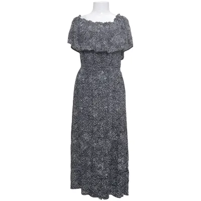 Maxi jurk (Zwart, Wit) van Nutmeg Viscose