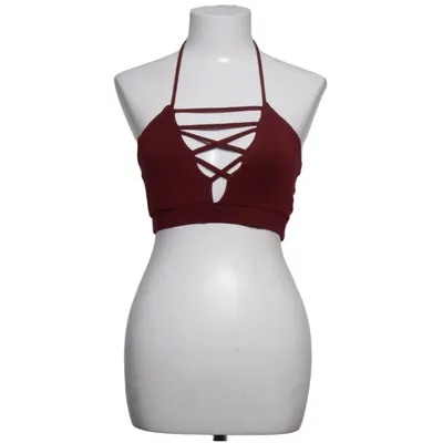 Crop top (Rouge) de X-CEPT Élasthane, Viscose