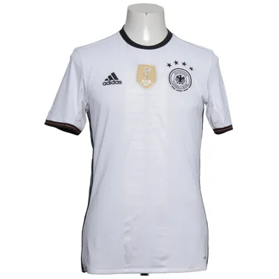Fodboldtrøje (Hvid, Sort) fra Adidas Genanvendt polyester