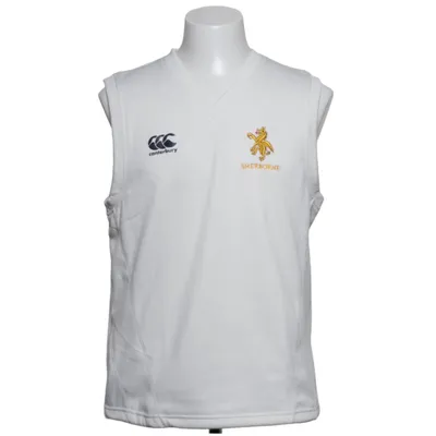 Pull sans manches (Blanc) de Canterbury Polyester