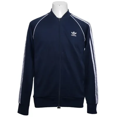 Träningsjacka (Blå) från Adidas Bomull, Återvunnen polyester