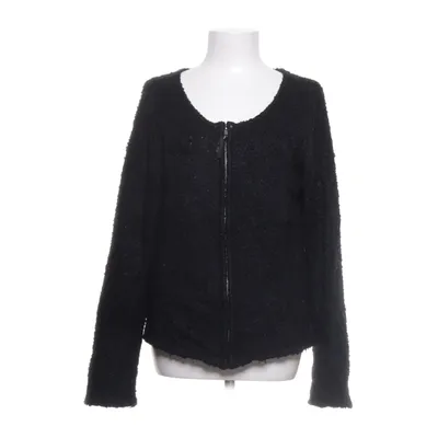 Cardigan (Noir) de Agnès Acrylique, Laine d'alpaga, Nylon