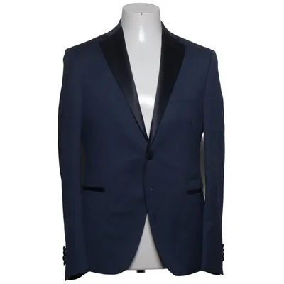 Smoking blazer (Blauw) van Il Lanificio Polyester, Viscose, Wol