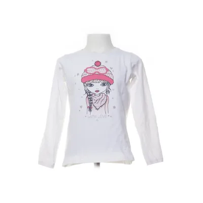 Long sleeve T-shirt (White, Multicolored) from TXM Kids Cotton