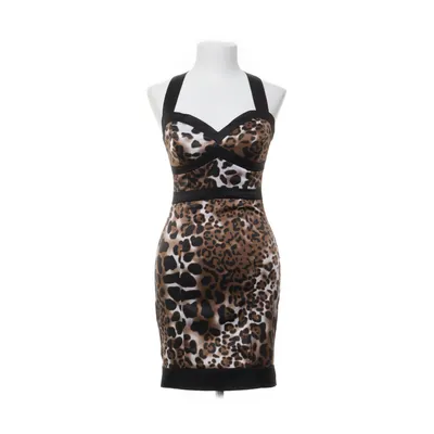 Kjole (Beige, Flerfarvet) fra Jane Norman Bomuld, Elastan, Polyester