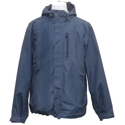 Regnjakke (Blå) fra Identic Polyester