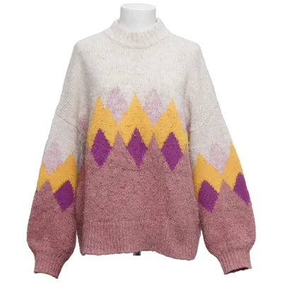 Sweater (Pink, Multicolored) from EDC by ESPRIT Elastane, Polyamide, Recycled polyester, Wool