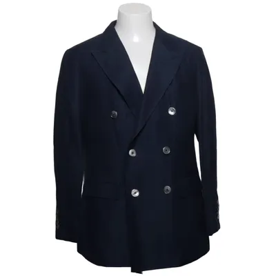 Blazer (Blue) from Boss Cupro, Linen, Wool