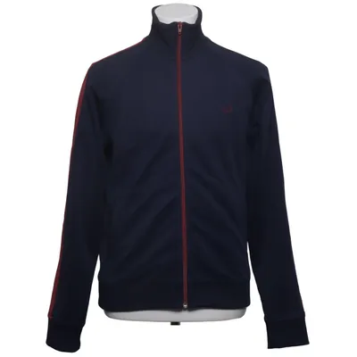 Træningsjakke (Blå, Rød) fra Fred Perry Bomuld, Elastan, Polyester