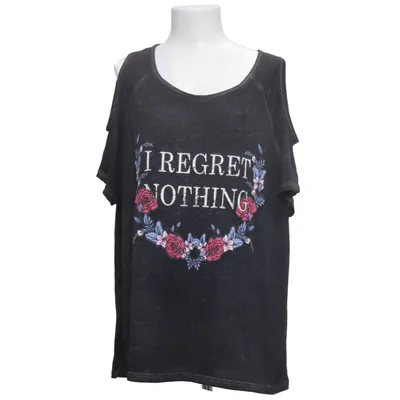 T-shirt (Noir, Multicolore) de Janina Coton, Polyester