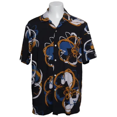 Korte mouwen shirt (Zwart, Blauw, Meerkleurig) van Zara Elastaan, Polyamide
