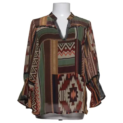 Bluse (Brun, Grøn, Flerfarvet) fra Tramontana Elastan, Polyester, Viscose