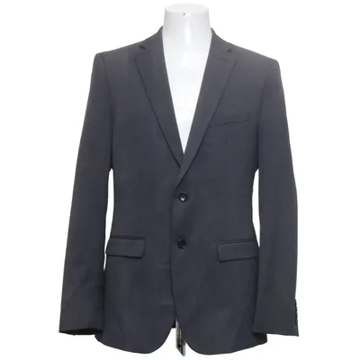 Blazer (Gray) from Zara Man Basic Polyester, Viscose
