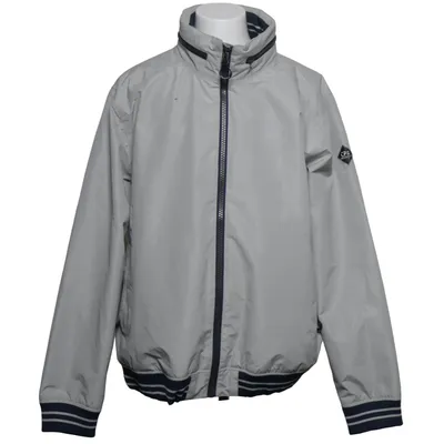 Bomberjack (Grijs, Blauw) van Crossfield Polyester, Polyurethaan