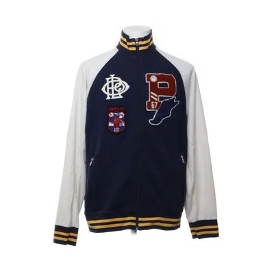 Varsity jacket (White, Multicolored) from Polo Ralph Lauren Acrylic, Cotton, Polyester, Wool