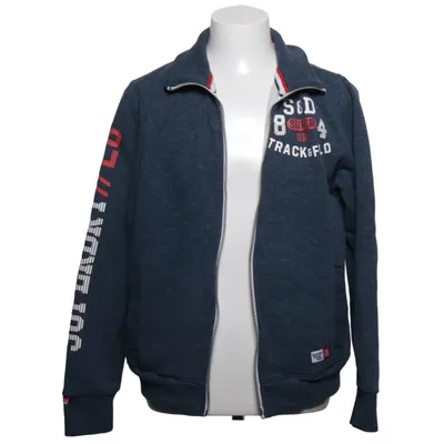 Sweatshirt (Blau, Weiß, Rot) von Superdry Track & Field Baumwolle, Polyester
