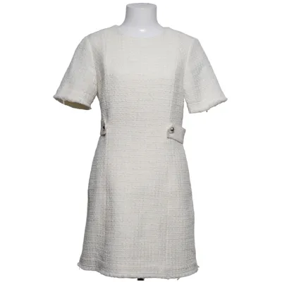 Dress (White) from H&M Modern Classic Acrylic, Polyester, Wool