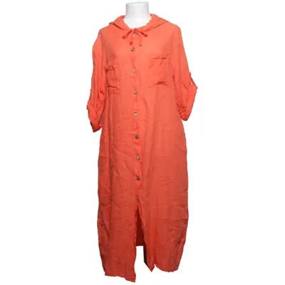 Skjortekjole (Orange) fra Made in italy