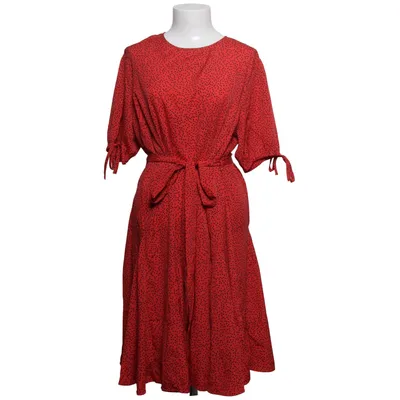 Dress (Red, Black) from New Look Curves Polyester