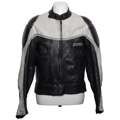 Motorcykeljacka (Svart, Vit, Röd) från Akta Getskinn Skinn