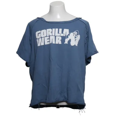T-shirt (Blue) from Gorilla Wear Cotton, Polyester
