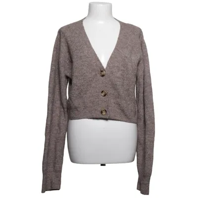 Strickjacke (Braun) von H&M Acryl, Elasthan, Polyester, Wolle