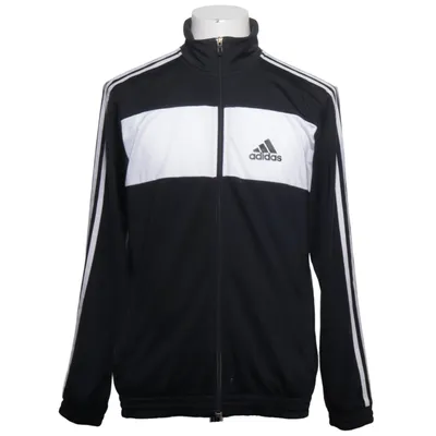 Träningsjacka (Svart, Vit) från Adidas Polyester
