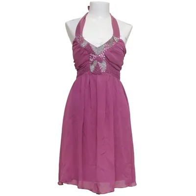 Halternek jurk (Lila) van Usco Polyester