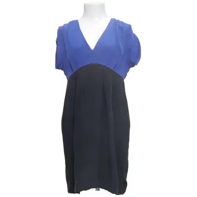 Klänning (Blå, Svart) från Savida Polyester, Silke