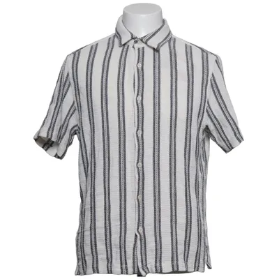 Short sleeve shirt (White, Black) from Zara