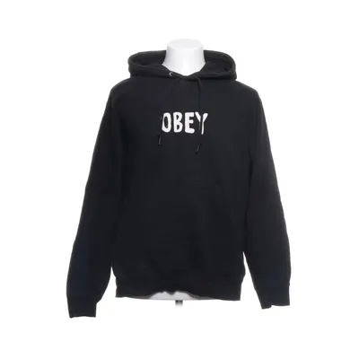 Huvtröja (Svart) från Obey Bomull, Polyester