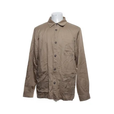 Överskjorta (Beige) från H&M Man Bomull, Linne, Lyocell, Tencel