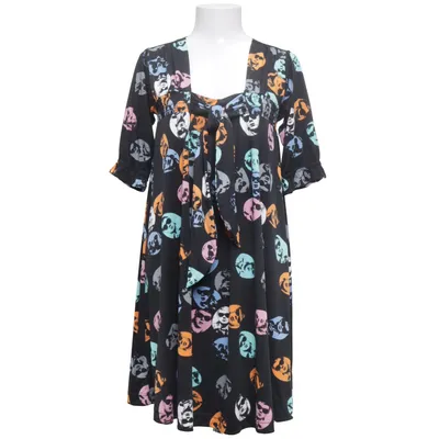 Dress (Black, Multicolored) from Andy Warhol x Pepe Jeans London Polyester