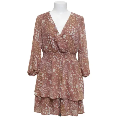Robe (Marron, Multicolore) de Mimi Chica Fibre métallique, Polyester