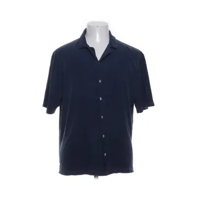 Chemise à manches courtes (Bleu) de Sunspel Coton