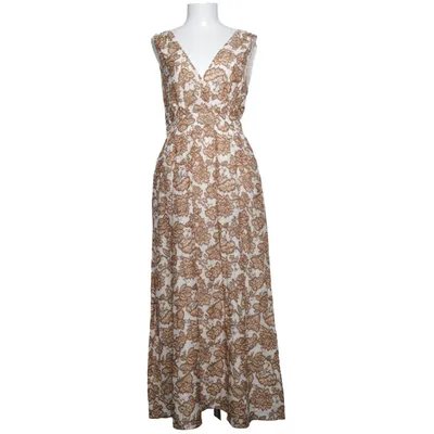 Maxikjole (Beige, Hvid) fra Xirena Bomuld, Silke