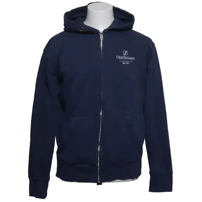 Capuchon sweater (Blauw) van Anthem Organisch katoen, Gerecycled polyester