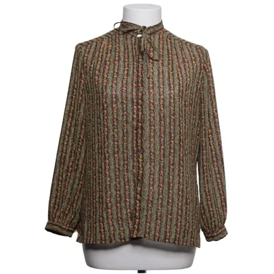 Blouse (Brown, Multicolored) from Smiley Vintage