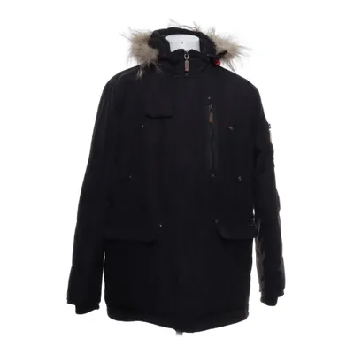 Down jacket (Black) from Petroff Acrylic, Down, Feather, Nylon, Polyester