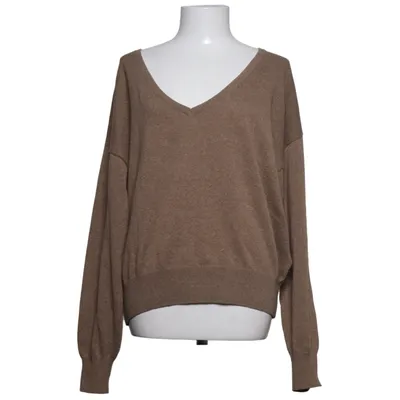 Strickpullover (Braun) von Nu-In Recycelte Baumwolle, Recyceltes Polyester